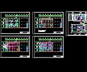 某凈化空調(diào)機房平面圖免費下載 - 暖通圖紙 - 土木工程網(wǎng)